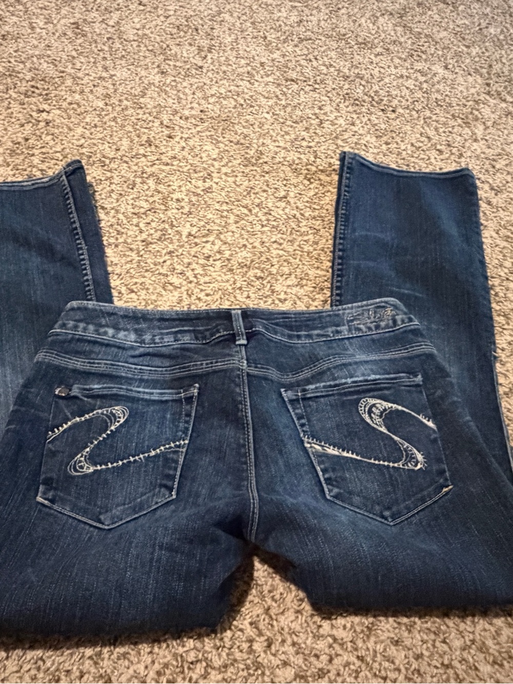 Silver Santorini Jeans Women's Dark Blue Jeans, Size 28